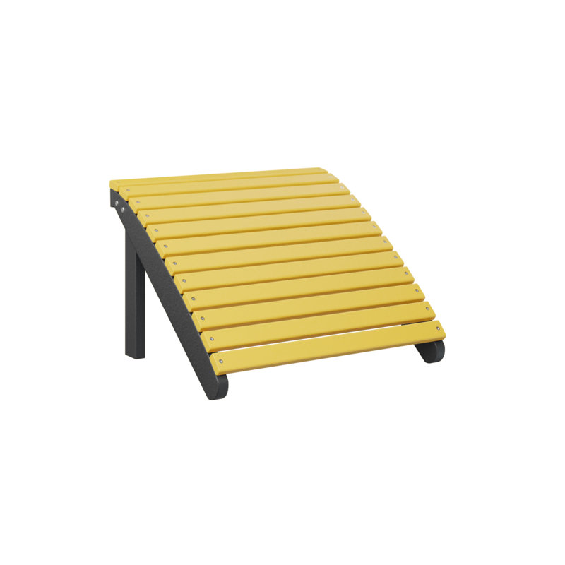 Repose-pieds Adirondack Berlin Gardens, Sunburst Yellow Top/Black Base