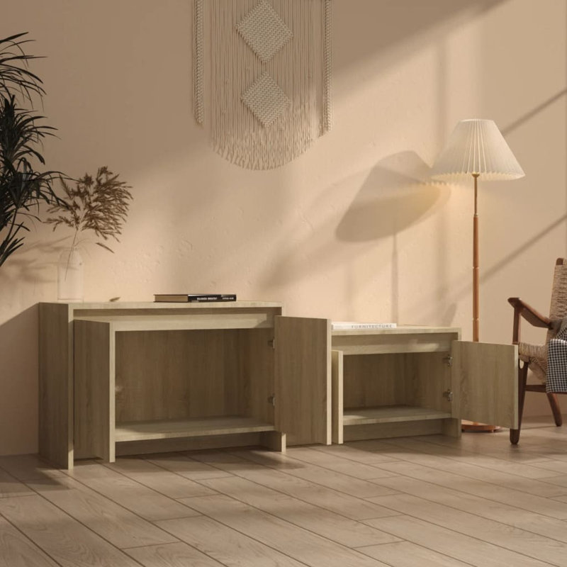 Gaspare Unfinished TV Stand, Sonoma Oak, 50''