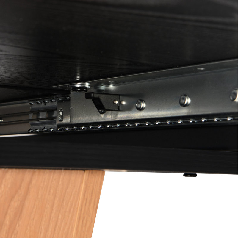 61.07 46.46  Inch Extendable Desk, Surface, Strong Metal Frame, Modern Style Table With Option, And Metal, For Various Spaces