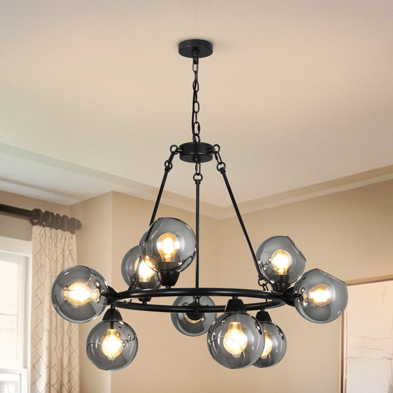 Lustre moderne 9 lumières Spoutnik