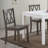 Solid Wood Double X Back Traditional Style Side Chair-99276437