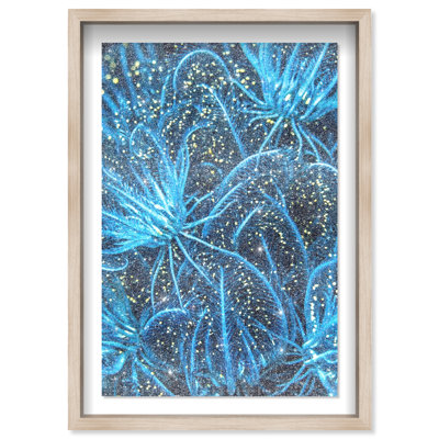 Neon Garden Print by Oliver Gal