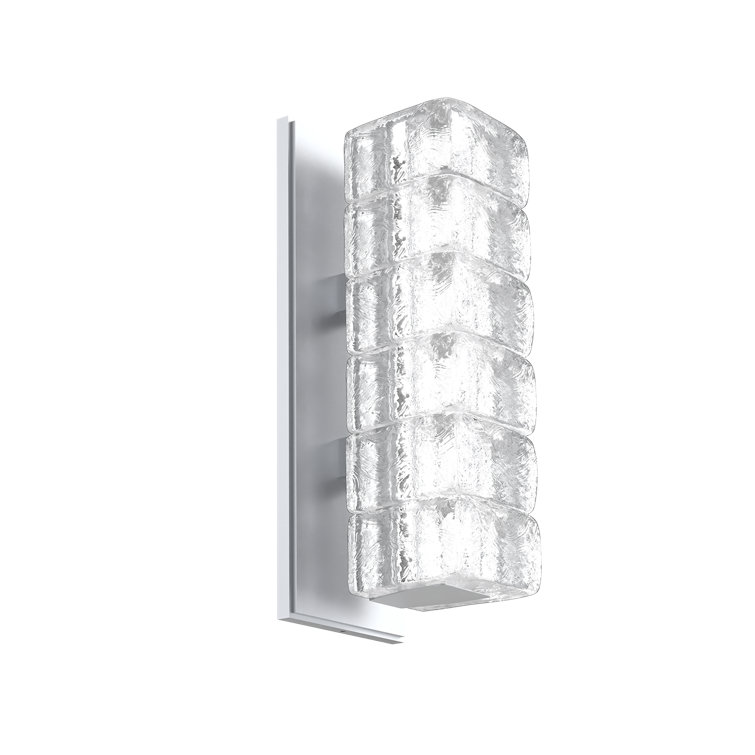 Asscher Aluminum LED Armed Sconce