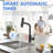 Smart Touchless Kitchen Faucets, Stainless Steel, Modern Design For Home Use