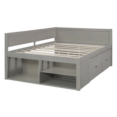 Daybed With Drawers And Shelves