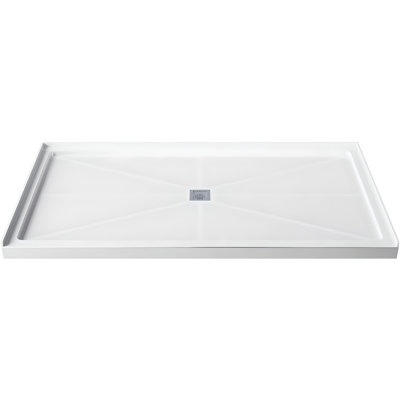 Base de douche à seuil simple l 60 po x P 36 po