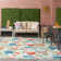 Thundelarra Floral Outdoor Red/Blue Area Rug