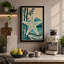 Starfish and Wave Japandi - Wrapped Canvas-655049775-655049781