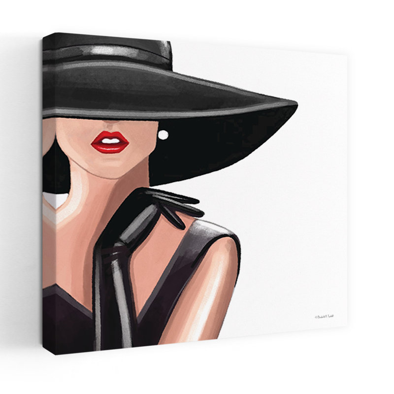 Fashion Lady I, art contemporain, H 18 po x l 18 po