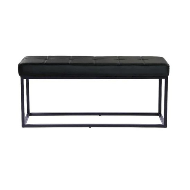 Banc rembourré Babilonia, Noir