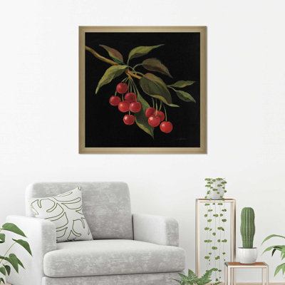 « cerise no words », reproduction de peinture à l’acrylique