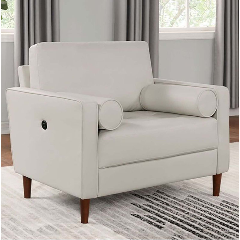 Fauteuil club de 32 po de largeur Sem, Faux cuir