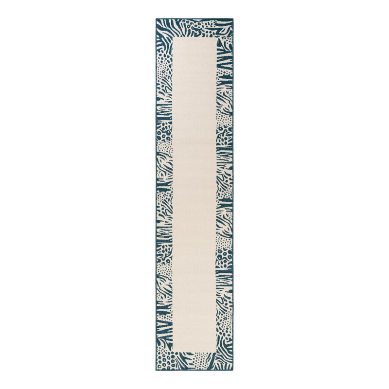 Gurjot Indoor/Outdoor Area Rug, Runner 2'7" x 12'