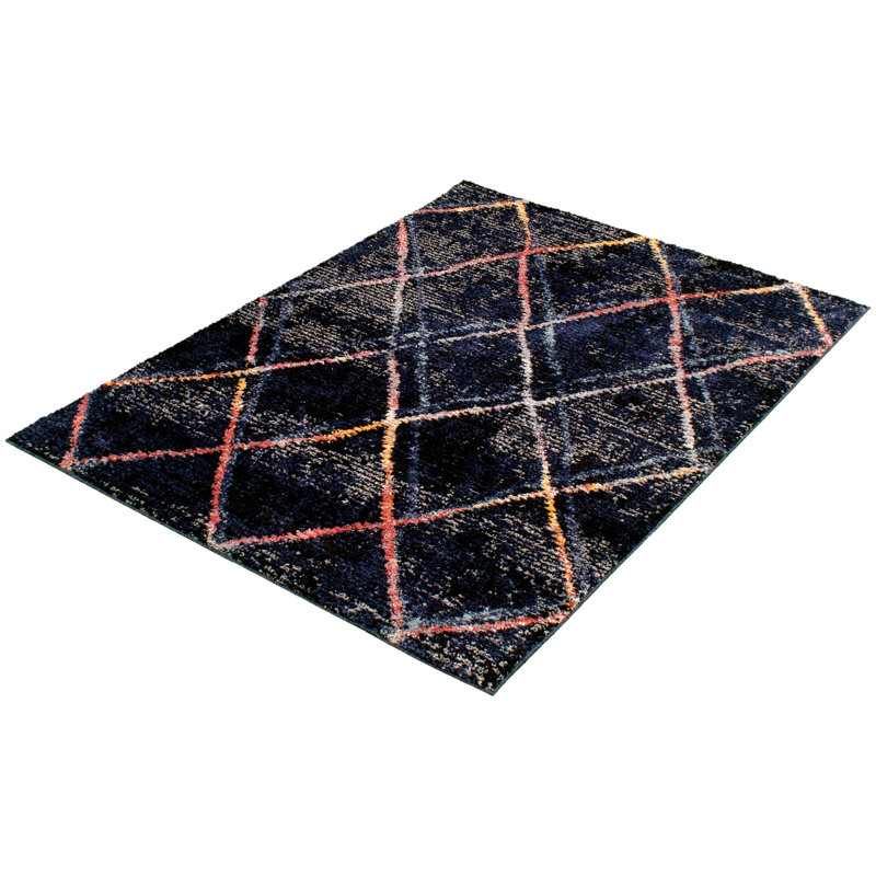 Stigall Geometric Indoor Rug, Rectangle 6'7" x 9'6"