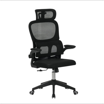 High Back Ergonomic Office Chair, Big and Tall Mesh Desk Chair with Wheels, Tilt Function, 3D Headrest, Lumbar Support, Swivel Rolling Computer Chair for Task, Home Office