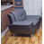 Similicuir gris/noir est en rupture de stock
