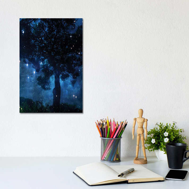 Midnight Sky II by Irena Orlov - Wrapped Canvas Print, 20.32 cm H x 30.48 cm W