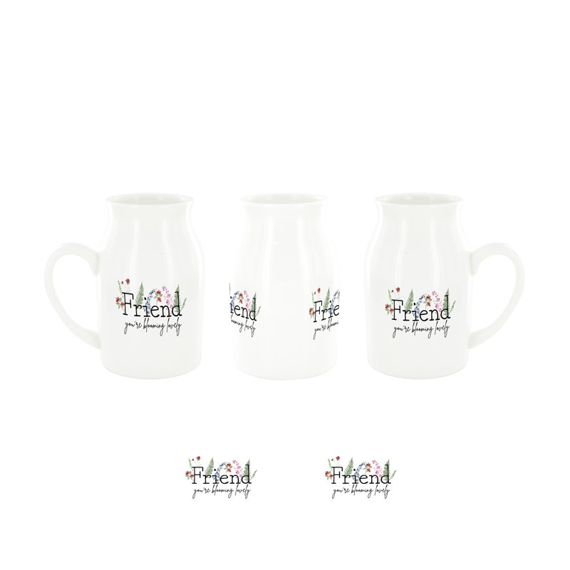 Friend Milk Jug Vase 450Ml