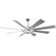 72" Modern 8-Blade Ceiling Fan with Lights and Remote, 6-Speed Reversible Fan
