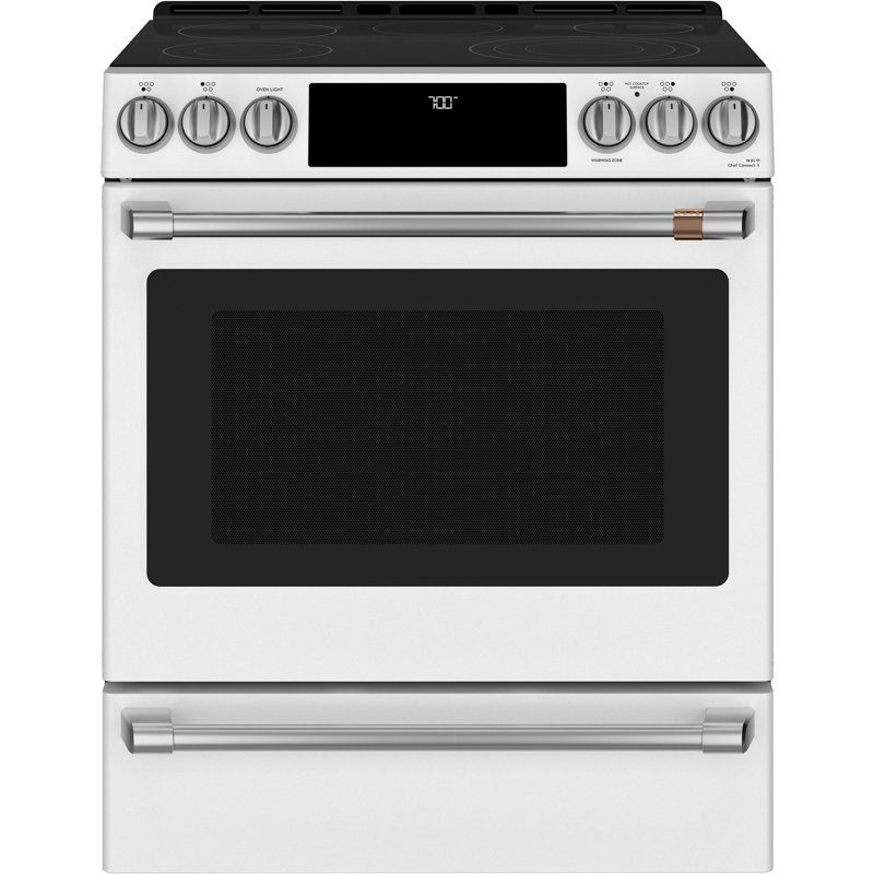 Front Control Electric Range Handle Kit, Brushed Stainless