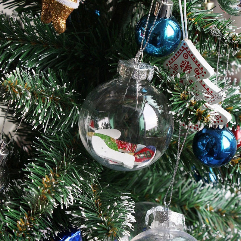 8cm Glass Bauble