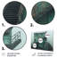 «Monocrhome», art mural gris et vert-2138747570-1898450870