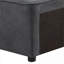 Fauteuil d'appoint rembourré en tissu gris classique pour Modern Everyday Home Seating