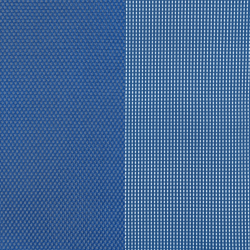 Chaise de bureau ajustable rembourrée bleue