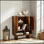 Armoire décorative avec portes doubles et rangement ouvert-790586844