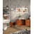 Closed Corner Frame Solid Wood White