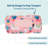 Wildkin Kids Original Nap Mat – Cozy Kids Sleep Mat with Pillow, Ideal for School & Travel - Llamas and Cactus Pink-110874670