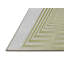 Tapis gris/vert à motifs-381324156