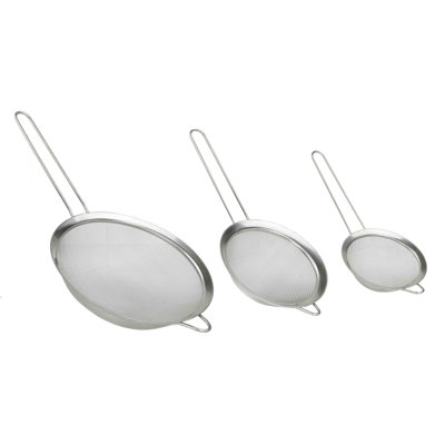Home Basics 3 - Piece Mesh Strainer Set