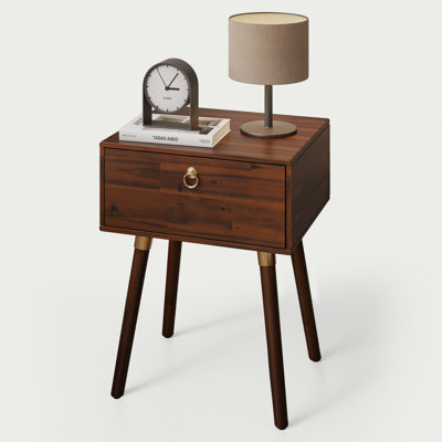 Alden Solid Wood 1-Drawer Nightstand