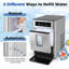 Machine à glaçons de comptoir avec pelle à glace et plateau à eau