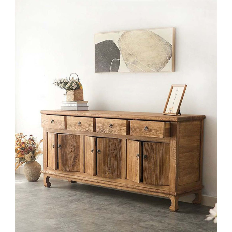Buffet en bois d'orme New Style chinois