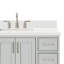 Ensemble de meuble-lavabo simple 43 po avec plateau Abshire-93359318