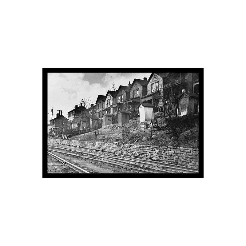 " Cincinnati Ohio " by Carl Mydans, 28" H x 42" W x 1.5" D
