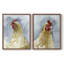 «Chicken Portrait I», reproduction encadrée de qualité supérieure - prête à être accrochée - aucun clou requis - aucun clou requis-202778938-202778948