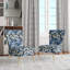 Chaise d'appoint rembourrée Blue Tribal Elegance Floral