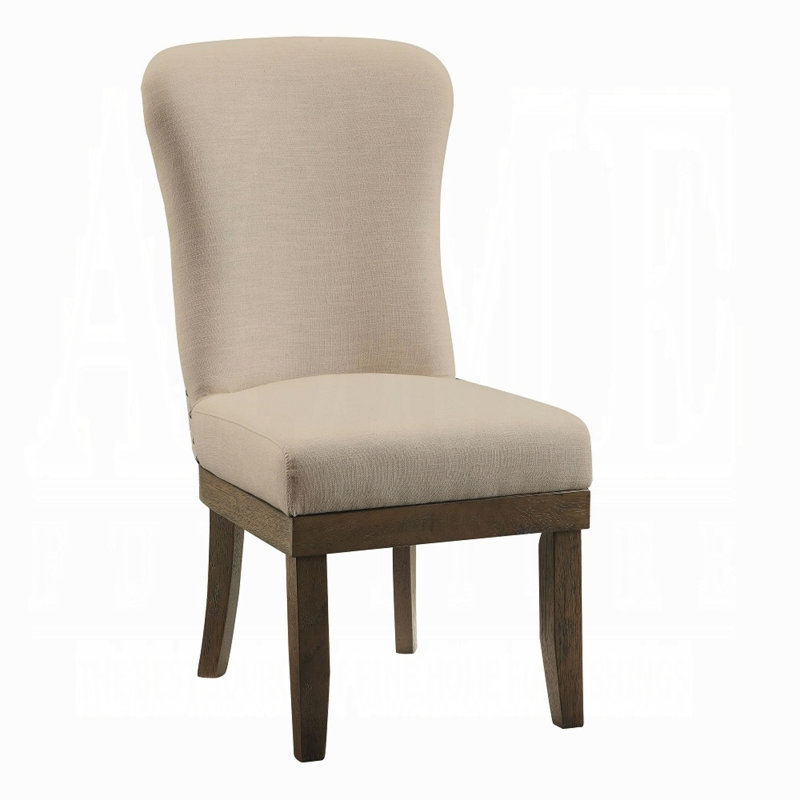 Luanni Side Chair, Salvage Brown, Beige