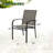 Argyri Powder-coated Steel Outdoor Dining Armchair-82941320