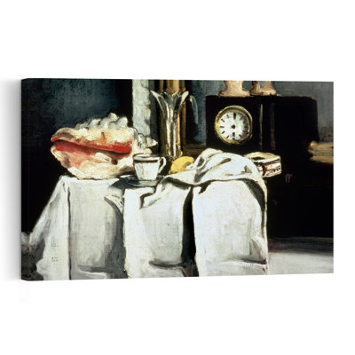 L'Horloge Noire, vers 1870. Estampe d'art mural abstrait et contemporain.