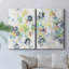 Motif de fleurs murales I - Toile tendue avec châssis de qualité supérieure - Prêt à être accroché-370663651