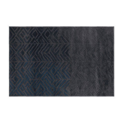 Trellis Gray Indoor and Outdoor Area Rug