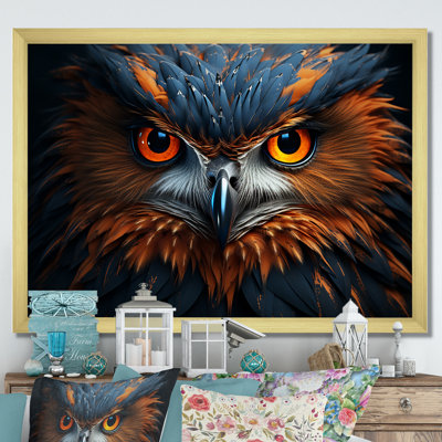 Chouette, portrait de sagesse sur toile