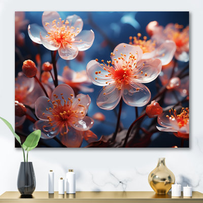 " Orange White Abstract Still Lifes "