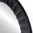 Elegant 20" Contemporary Fluted Round Mirror Wall Decor-974886320