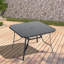 Heasley Square Metal Outdoor Dining Table With Umbrella Hole , 105cm cm W 105cm cm D-517507949
