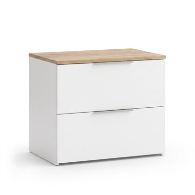 60cm Wide 2-Drawer Low Chest